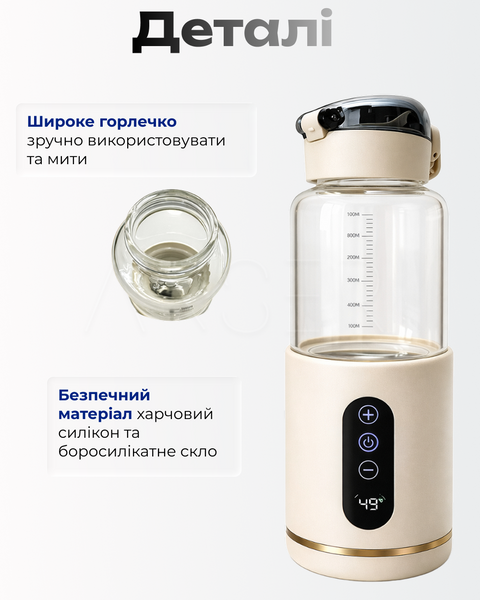 Портативный подогреватель для молока, смеси или воды &mdash; купить в интернет-магазине ANSORI: фото и цена