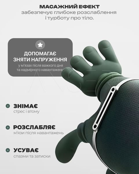 Професійний масажер для шиї та спини з інфрачервоним прогрівом і 3 режимами роботи