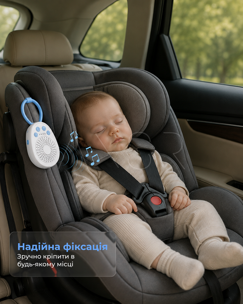Портативна колискова станція з мелодіями та білим шумом &mdash; купити в інтернет-магазині ANSORI: фото та ціна