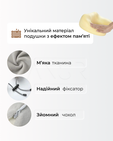 Бездротова масажна подушка з підігрівом і 3 режимами роботи