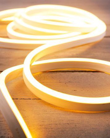 Гнучкий неон FlexGlow LUX 220 В, теплий білий, відріз 15&ndash;50 м, ціна за 1 м &mdash; купити в інтернет-магазині ANSORI: фото та ціна
