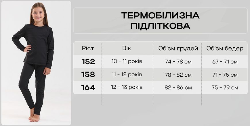 Детское теплое термобелье на флисе North Fleece размер 116
