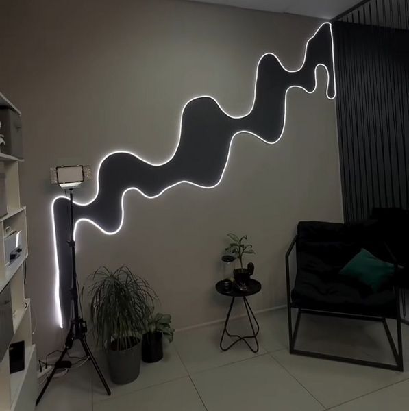 Гибкий неон FlexGlow LUX USB белого цвета, 10 м