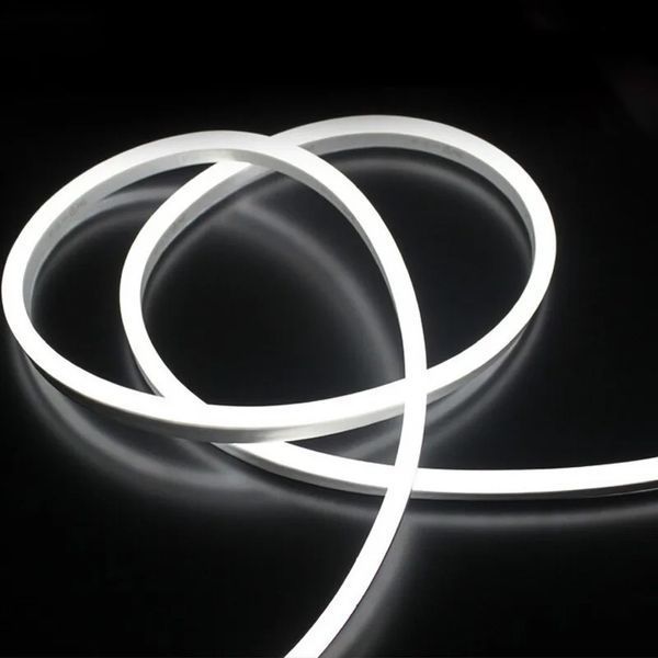 Гибкий неон FlexGlow LUX USB белого цвета, 10 м
