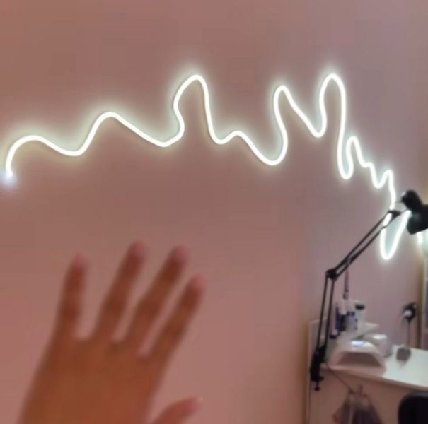 Гибкий неон FlexGlow LUX USB белого цвета, 10 м
