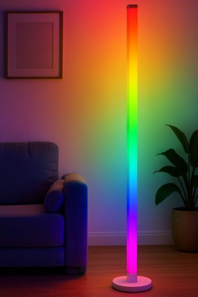 Умная напольная RGB лампа 150 см с пультом управления &mdash; купить в интернет-магазине ANSORI: фото и цена